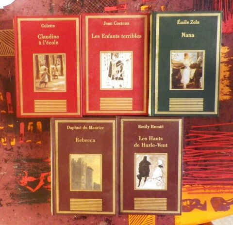 LOT DE 5  LA BIBLIOTHEQUE DES CHEFS D'OEUVRE  10 Attainville (95)