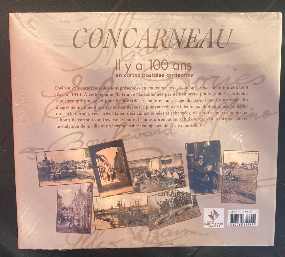 Livre Concarneau il y a 100 ans Livres et BD