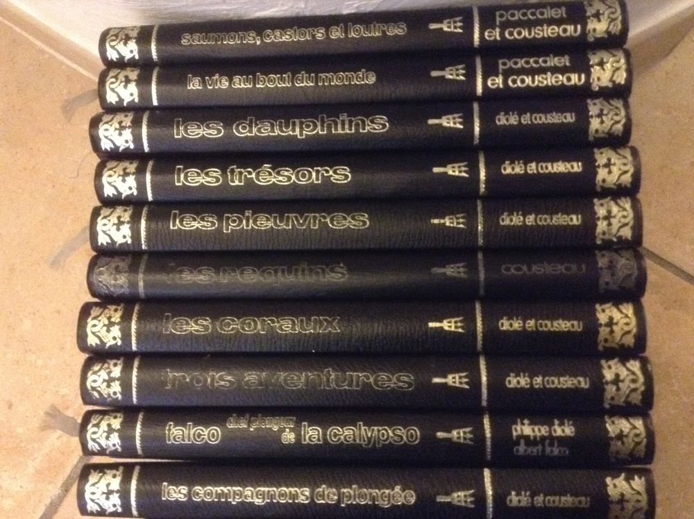 LIVRES COMMANDANT COUSTEAU Livres et BD