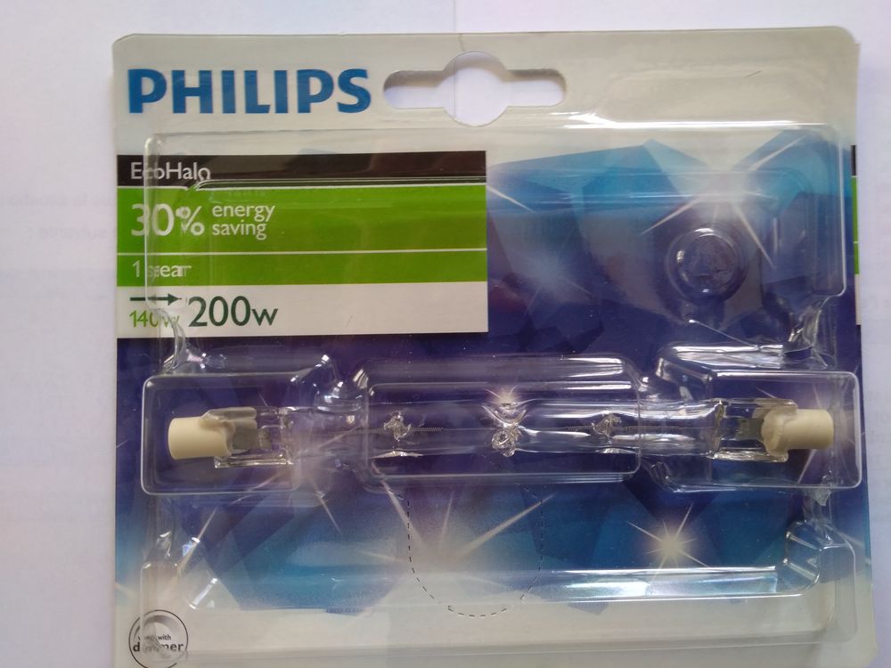 Ampoule Eco Halog&egrave;ne, crayon, Philips, neuve, Décoration