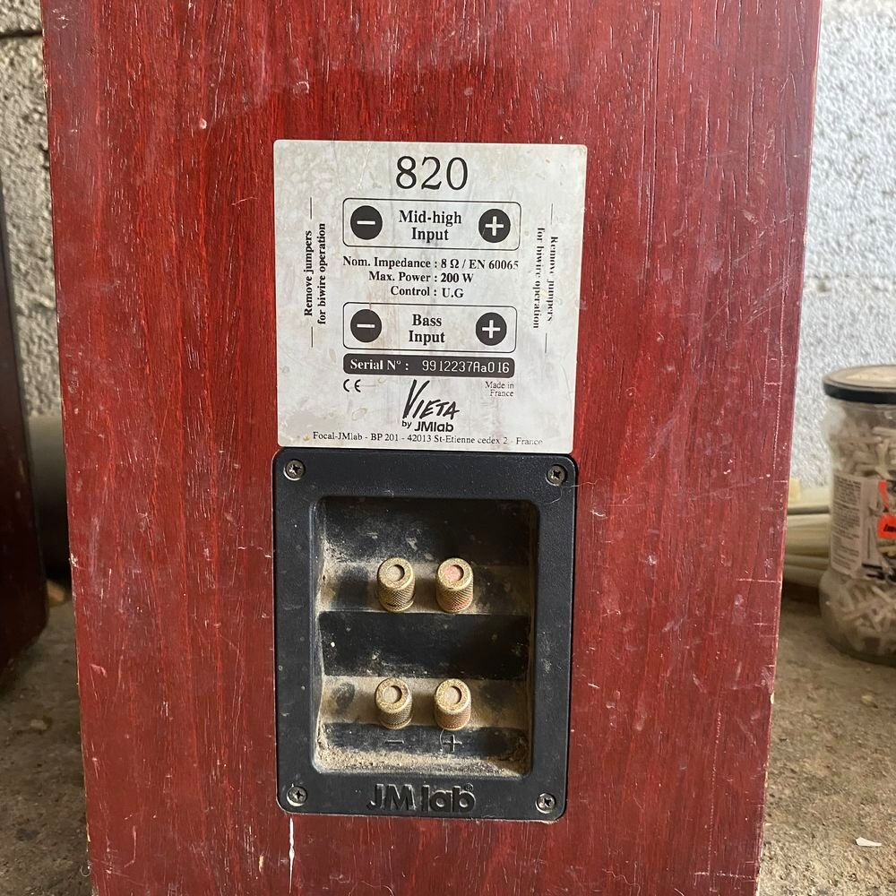 paire de bafles haut de gamme Audio et hifi