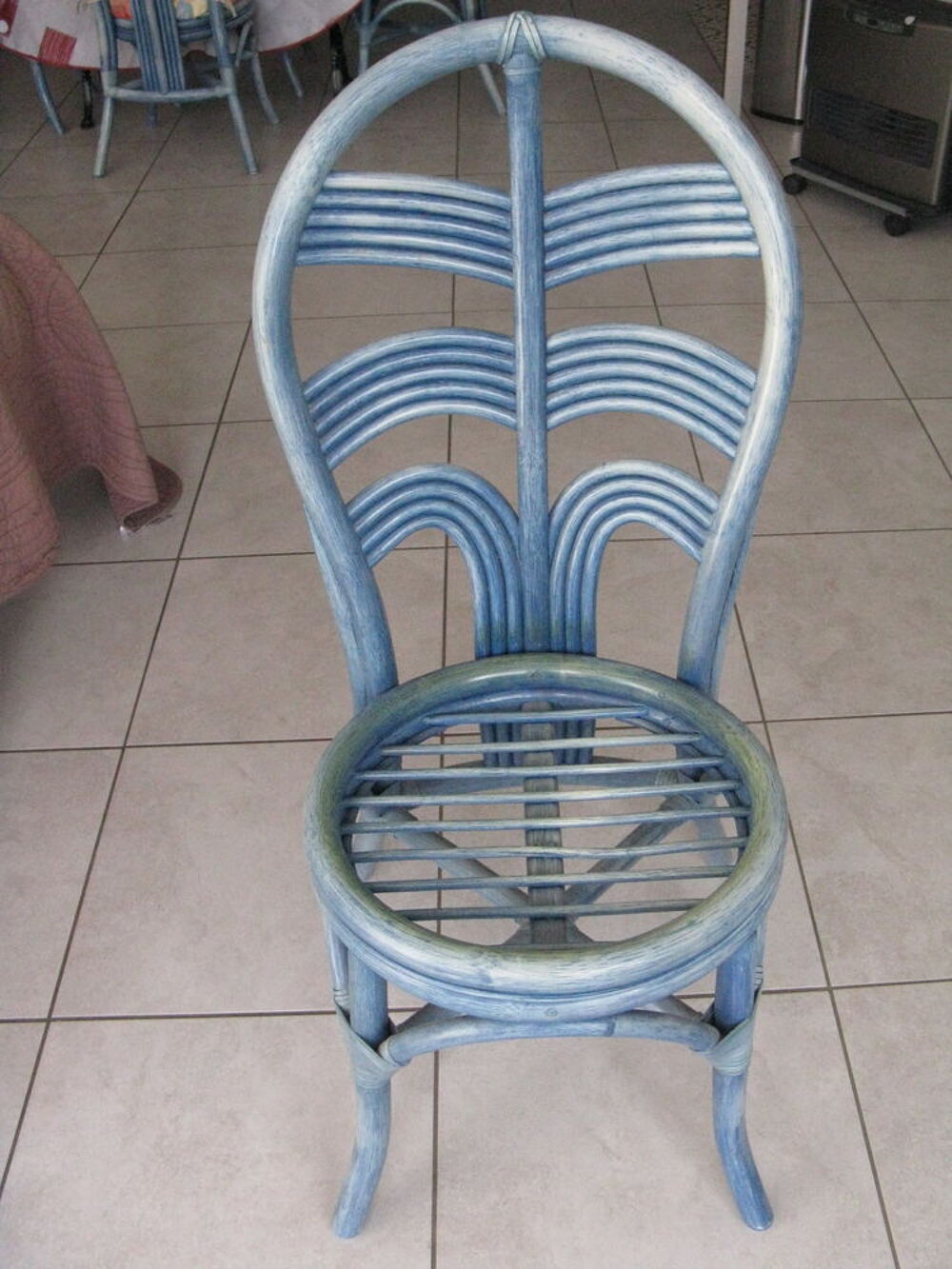 CHAISE de - Salle &agrave; Manger - en ROTIN Meubles