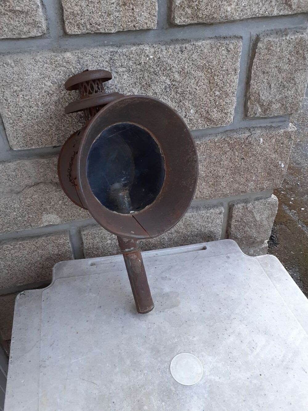 lampe de cal&egrave;che authentique Décoration