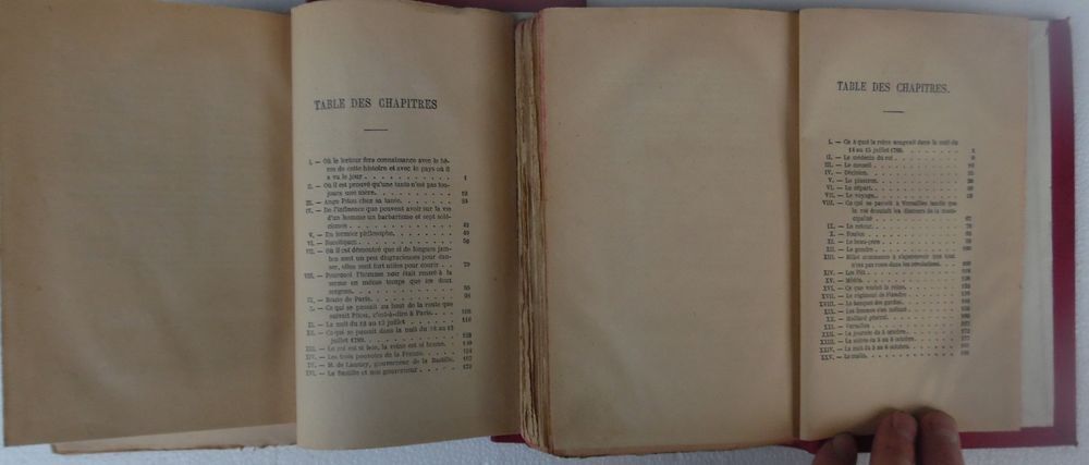 Alexandre DUMAS ANGE PITOU 2 volumes vieux livres collection Livres et BD