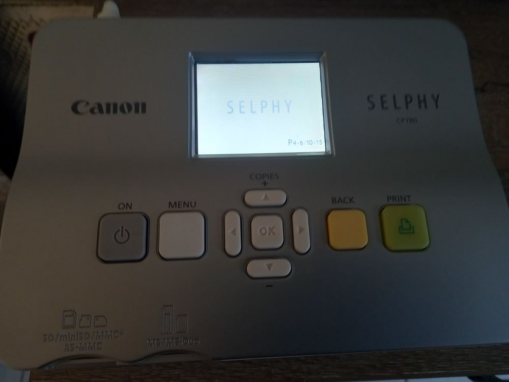 Canon Selphy CP780 Imprimante photo num&eacute;rique compacte Photos/Video/TV