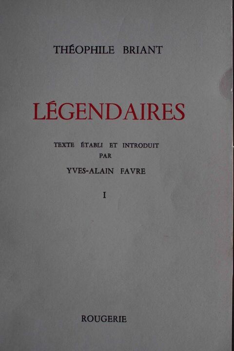 LÉGENDAIRES - Théophile Briant, 15 Rennes (35)