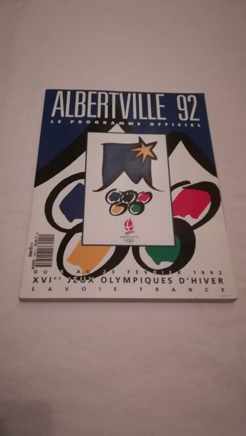 PROGRAMME OFFICIEL ALBERVILLE 1992 6 Tignieu-Jameyzieu (38)