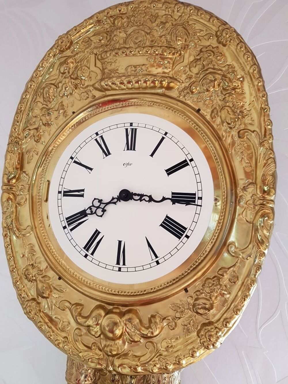 Horloge pendule &agrave; balancier type comtoise Décoration