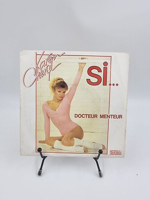 Vinyle 45 tours Karen Cheryl : Si? Docteur Menteur avec four 1 Vulbens (74)