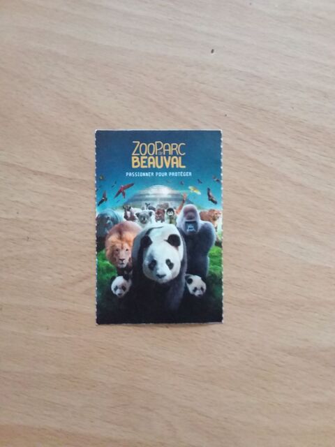 Entr�e  zoo de beauval 25 Faulx (54)