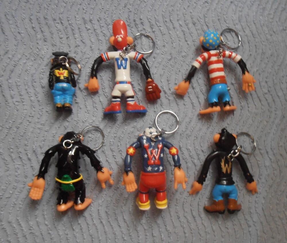 Porte cl&eacute;s / clefs Vintage figurines singe LC Waikiki NEUF 