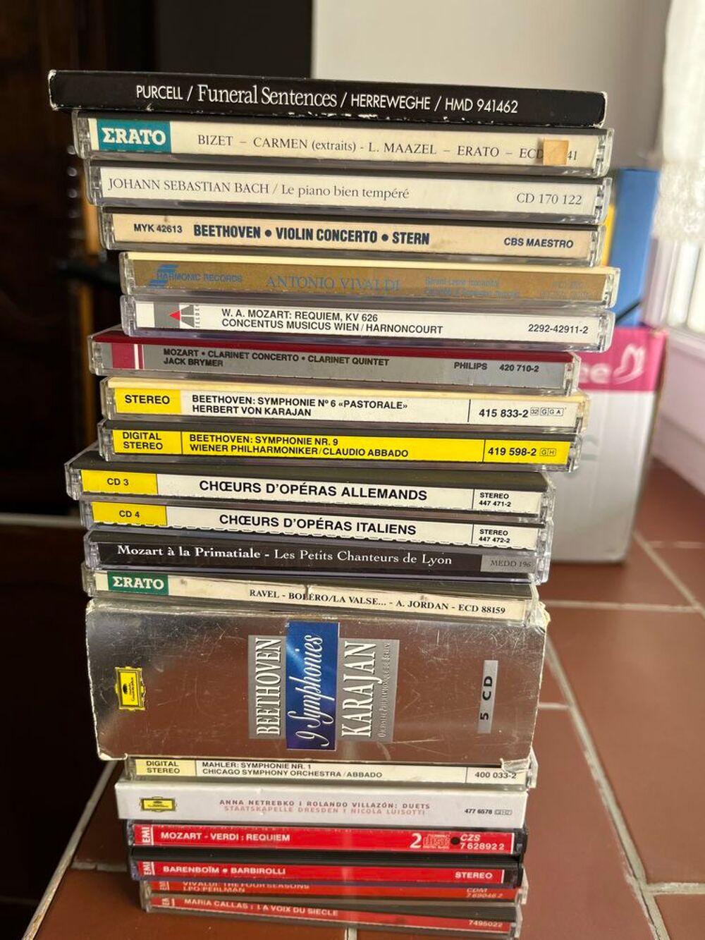 disques compact CD et vinyles