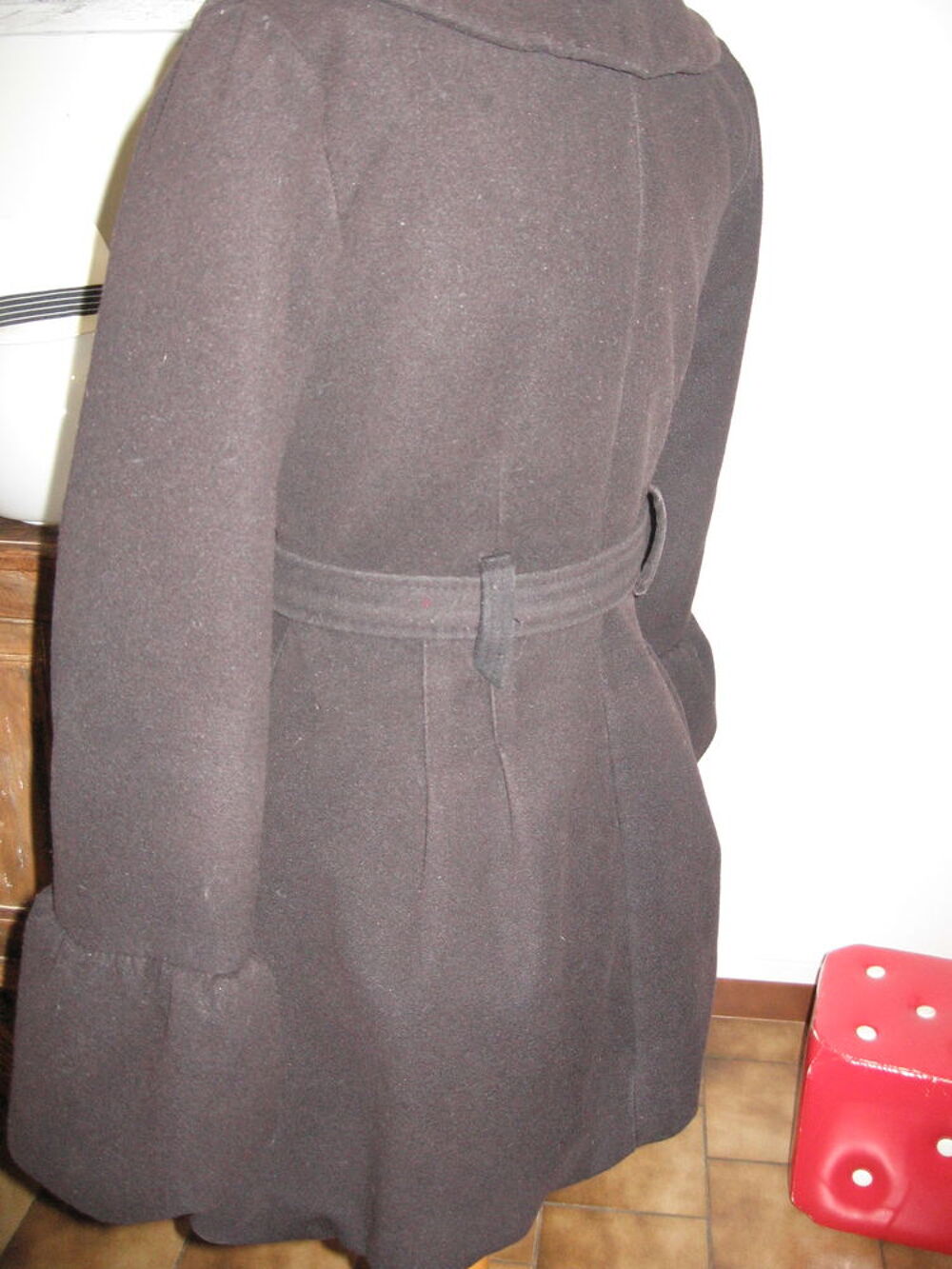 Manteau court noir Vêtements