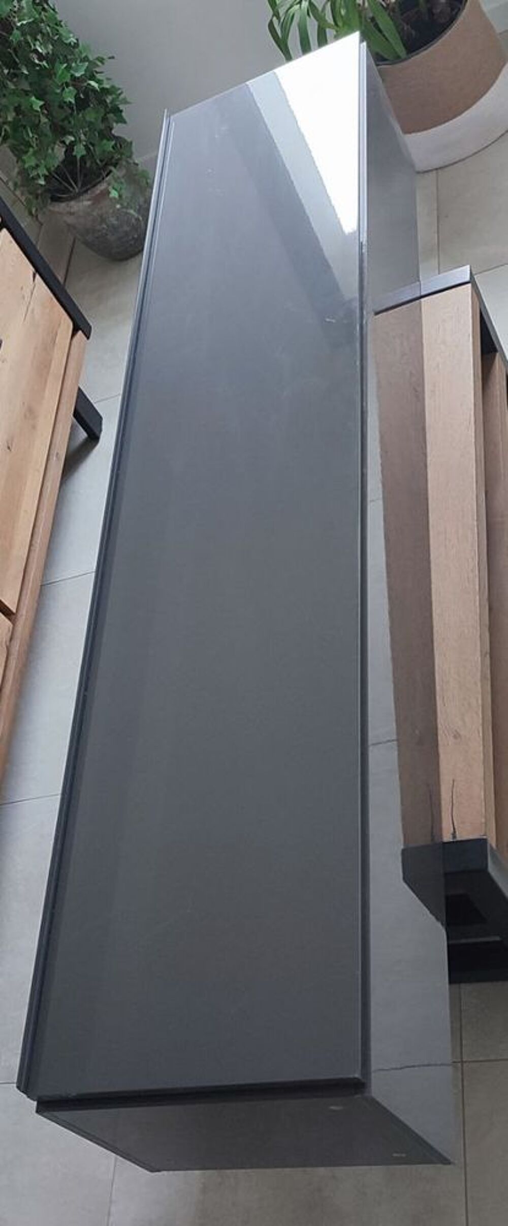 Colonne Salle de bain Noir laqu&eacute; IKEA Meubles
