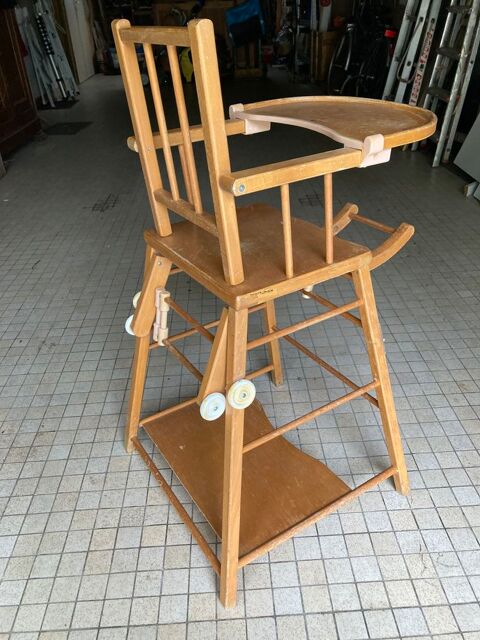 chaise haute bébé vintage 10 Carquefou (44)