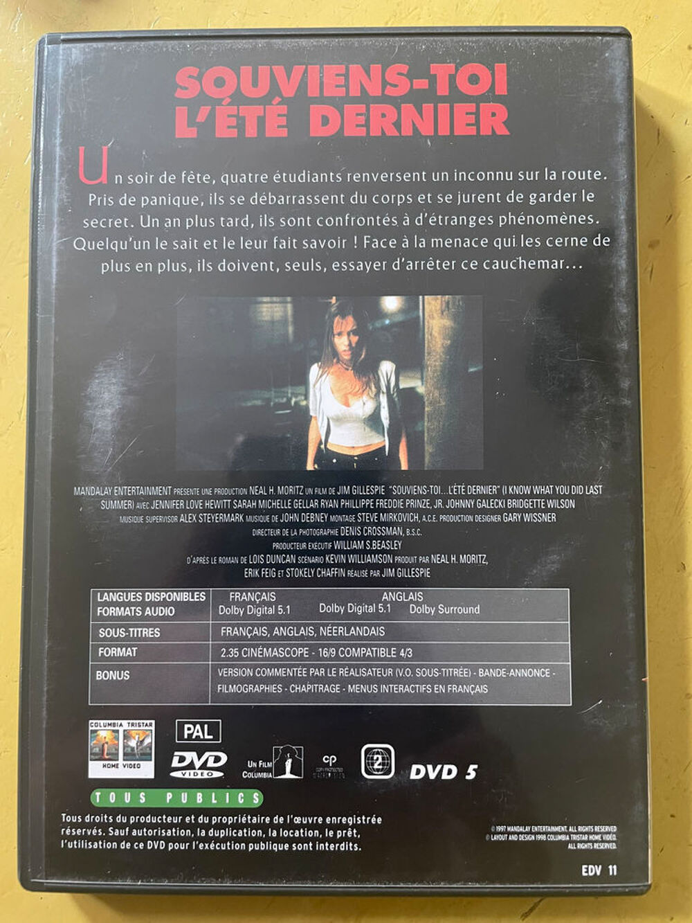 DVD Souviens-Toi... L'ete Dernier 1 DVD et blu-ray