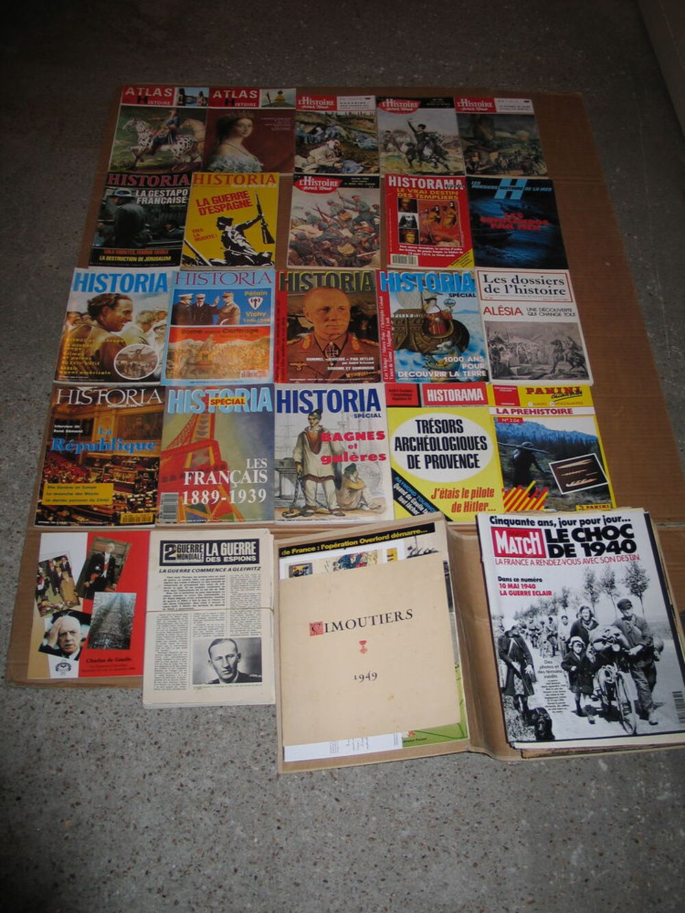Journaux et magazines &eacute;v&eacute;nementiels de collection Vintage 