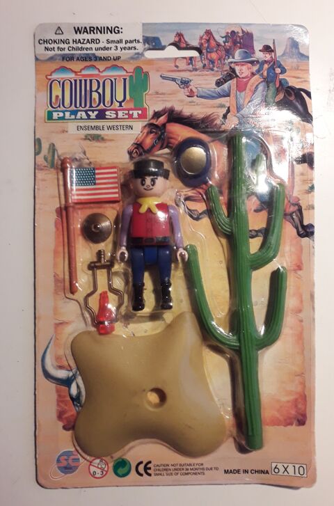 Ancien jouet de bazar : Thème western . NEUF 30 Limoges (87)