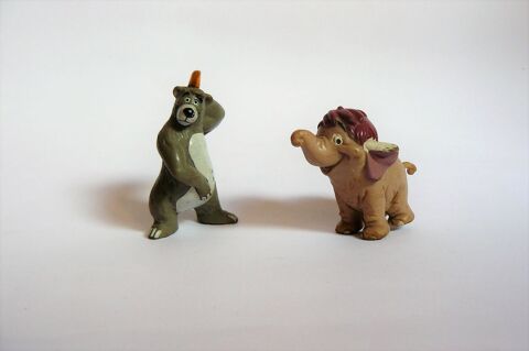 Lot de 2 figurines Le livre de la jungle - Bullyland : Baloo 12 Argenteuil (95)