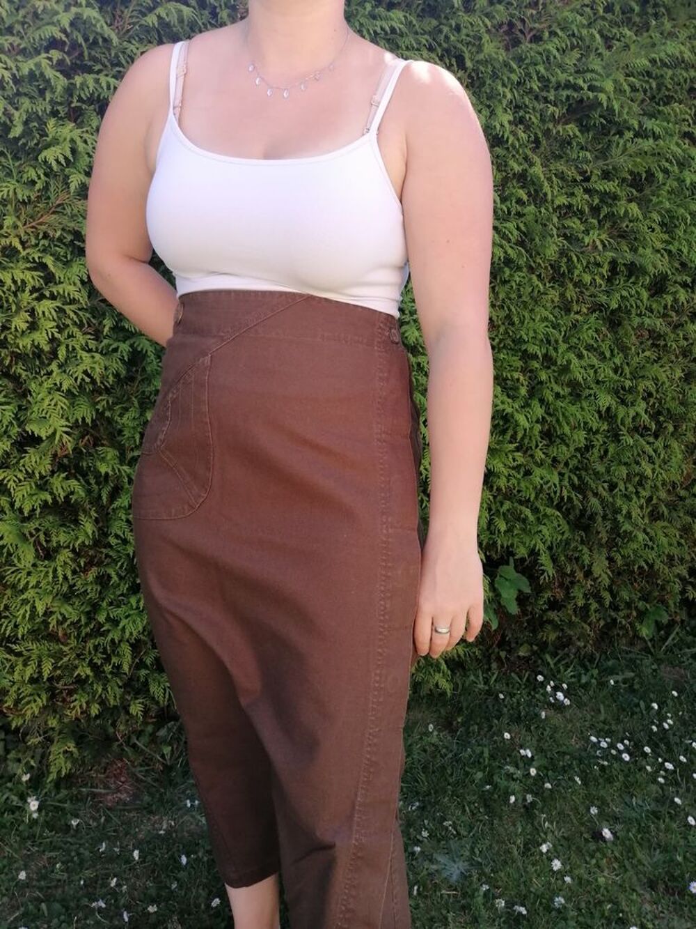 Vintage jupe trap&egrave;ze Kanabeach Vêtements