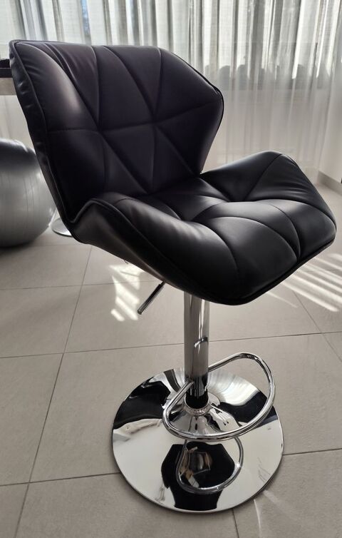 Lot 4 tabourets bar  Space Noir  300 Fontenay-sous-Bois (94)