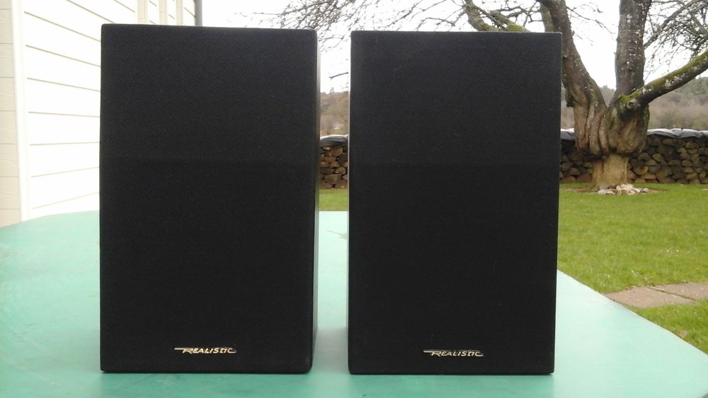 2 Anceintes de marque R&Eacute;ALISTIC Audio et hifi