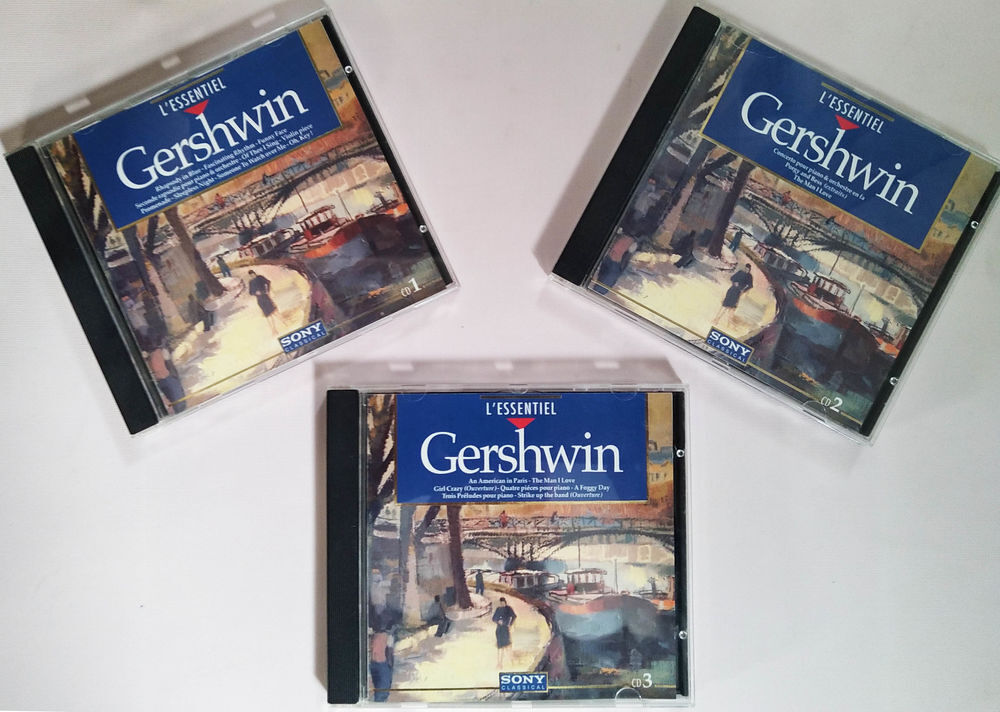 Collection CDs oeuvre compl&egrave;te G.Gershwin CD et vinyles