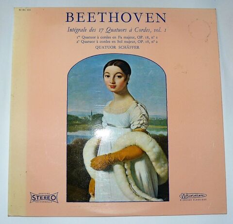 LP BEETHOVEN : Intégrale des 17 Quatuors à Cordes Vol. 1 18 Argenteuil (95)