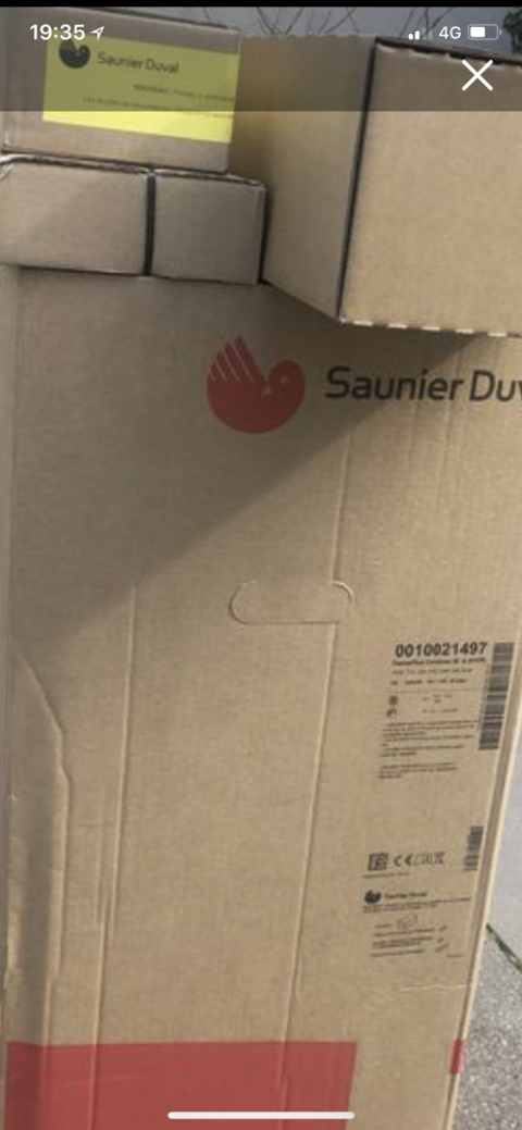 Chaudiere condensation � gaz Saunier Duval Themaplus 25kw 1000 Arnouville-l�s-Gonesse (95)