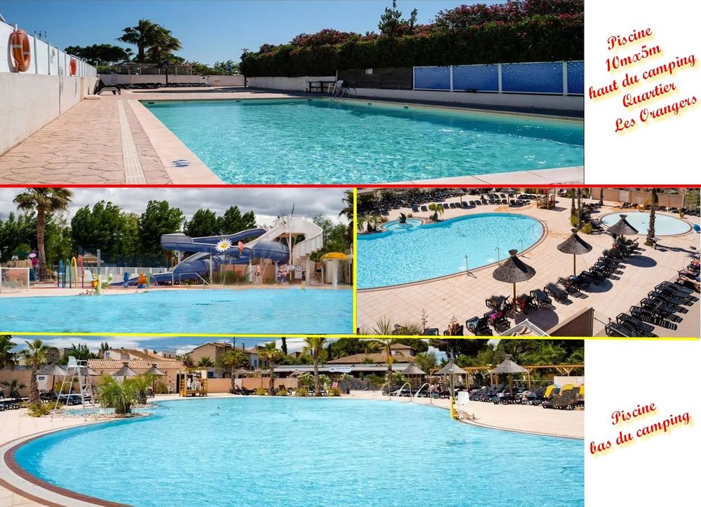   Mobilhome Valras  3CH 2SDB  Clim Terrasse Promo 15-29 Aout Languedoc-Roussillon, Sérignan (34410)