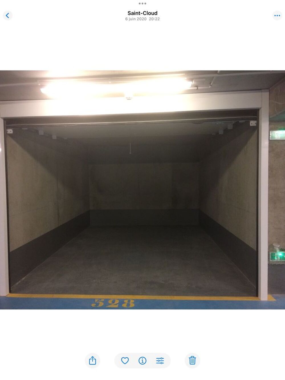 Location Parking/Garage SAINT CLOUD GRAND BOX 1 PLACE DE 17 M2 Saint-cloud
