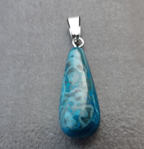 pierre Malachite Chrysocolle, suspendue 3,5 cm 4 La Seyne-sur-Mer (83)