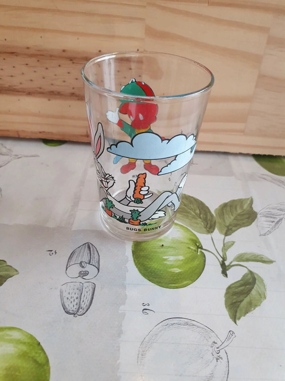 verre Bugs Bunny vintage 
made in france Dcoration
