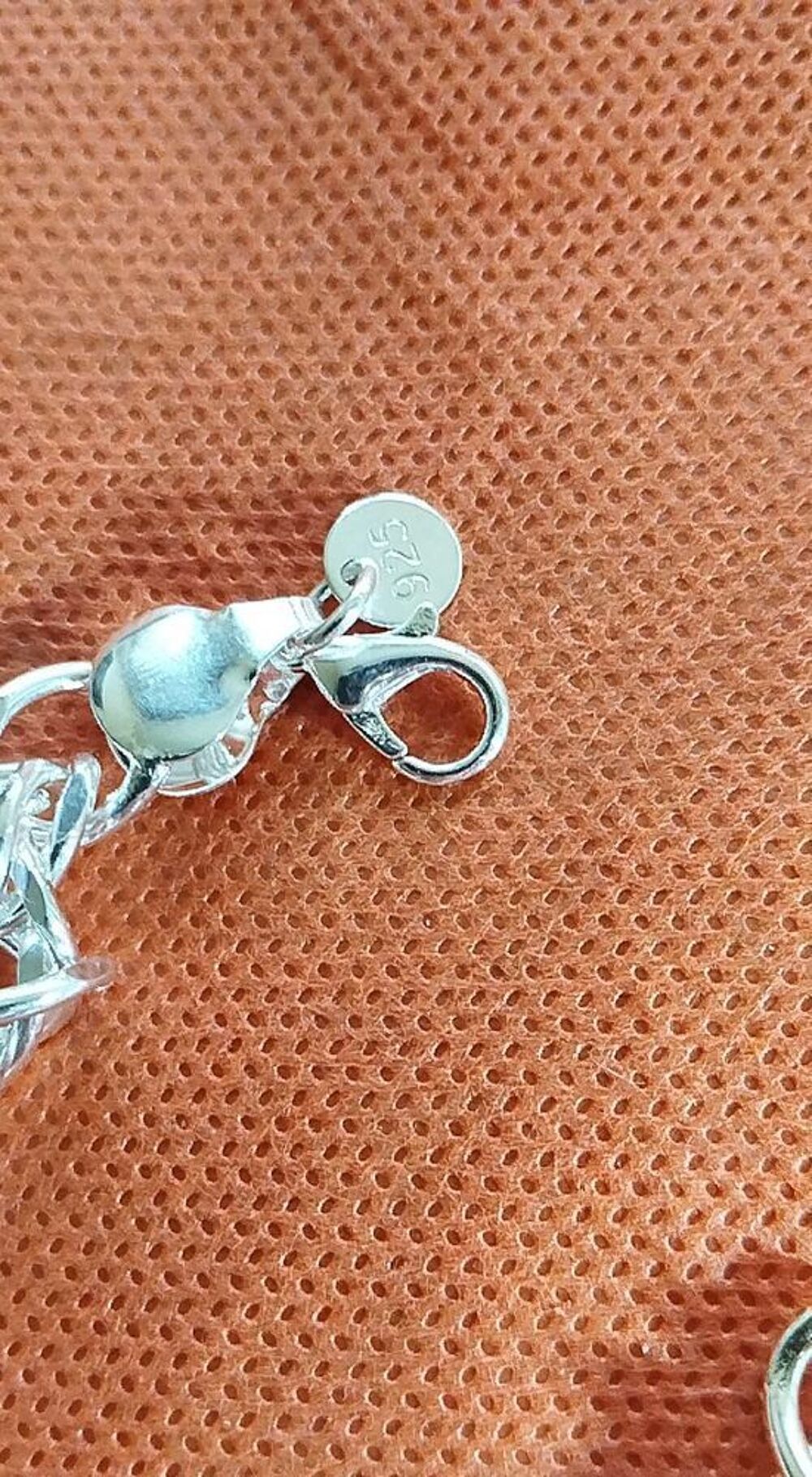 Prestigieux ensemble cha&icirc;ne et bracelet argent 925 grosse maille 60 cm./20cm Bijoux et montres