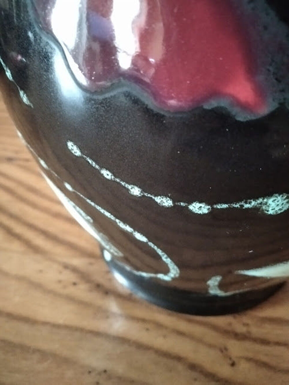 Vase vintage c&eacute;ramique ann&eacute;es 50 Décoration