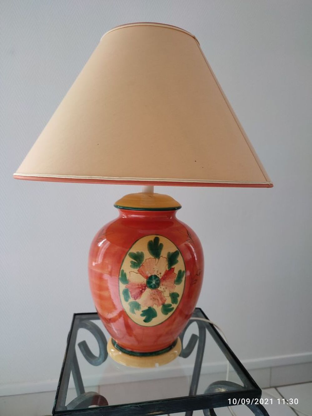 2 Pieds de lampe + Abats-jour Décoration