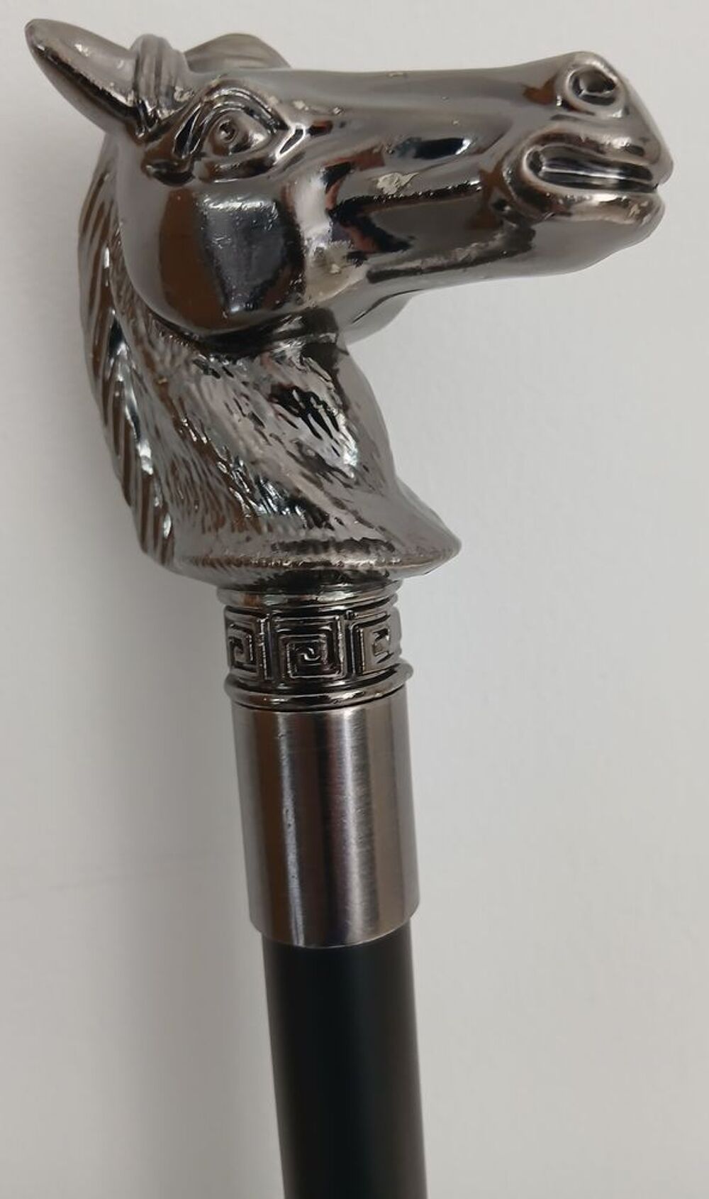 Canne de luxe "t&ecirc;te de cheval " Décoration