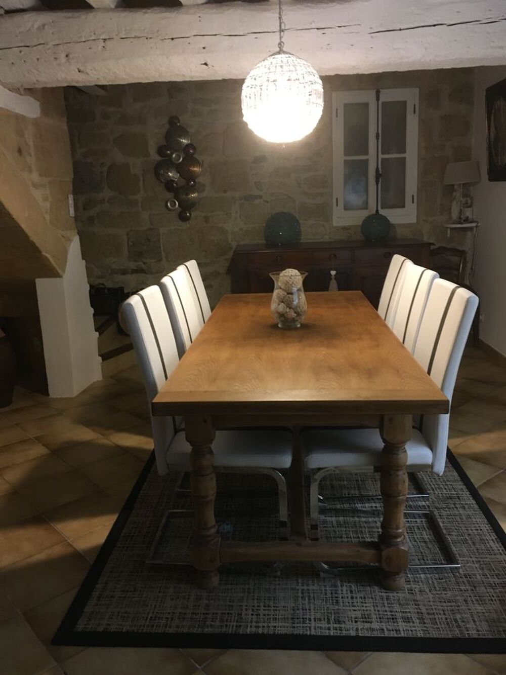 Table de ferme en ch&ecirc;ne Meubles