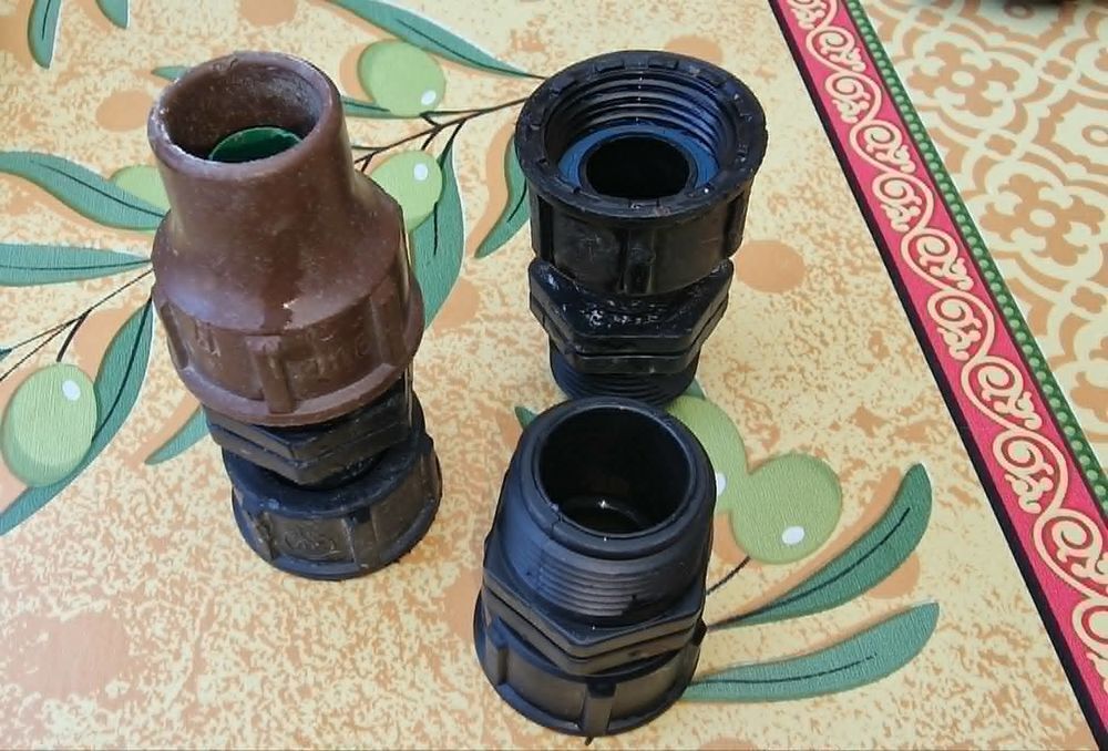 3 Raccords pour robinet ou autre pour tuyau arrosage 16 mm f Jardin