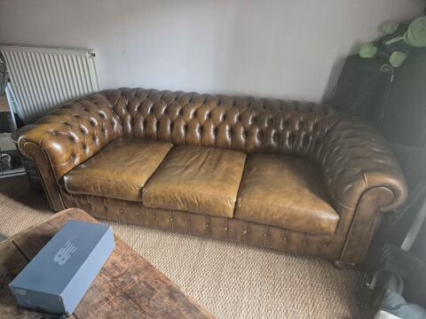 Canapé chesterfield plus fauteuil Parthenay (79)