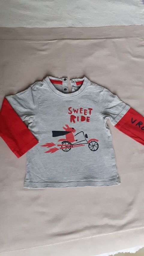 Tee-shirt manches longues gar�on 18 mois 2 Grisolles (82)