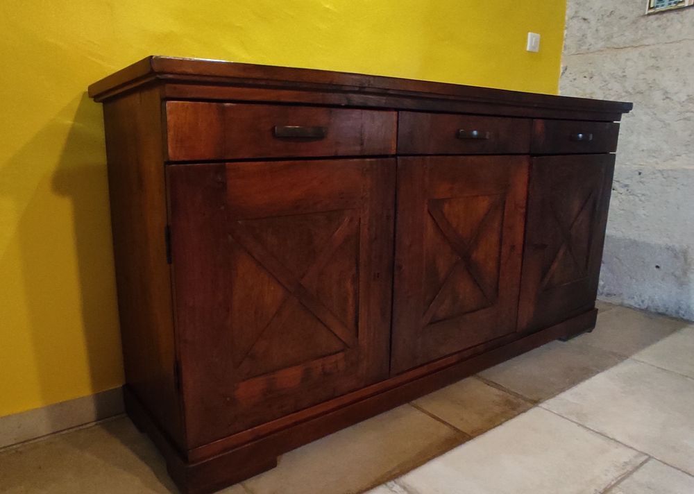 Ensemble meuble et table en merisier Meubles