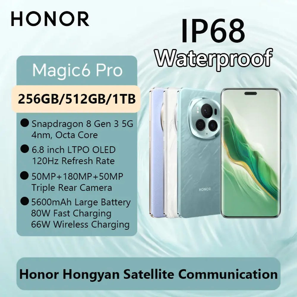 Smartphone Honor Magic6 Pro Green 512 G0 Téléphones et tablettes