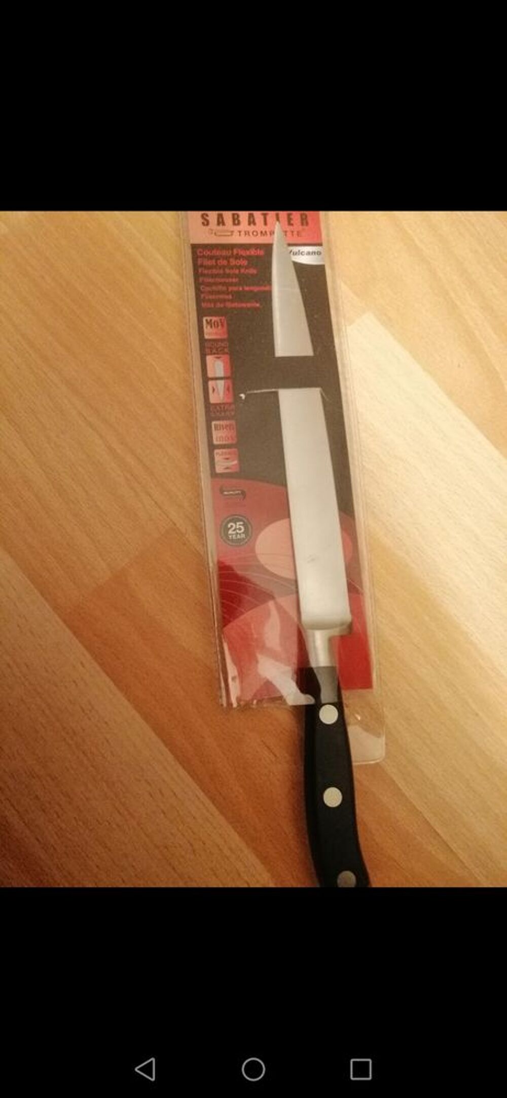 6 couteau sabatier trompette Cuisine