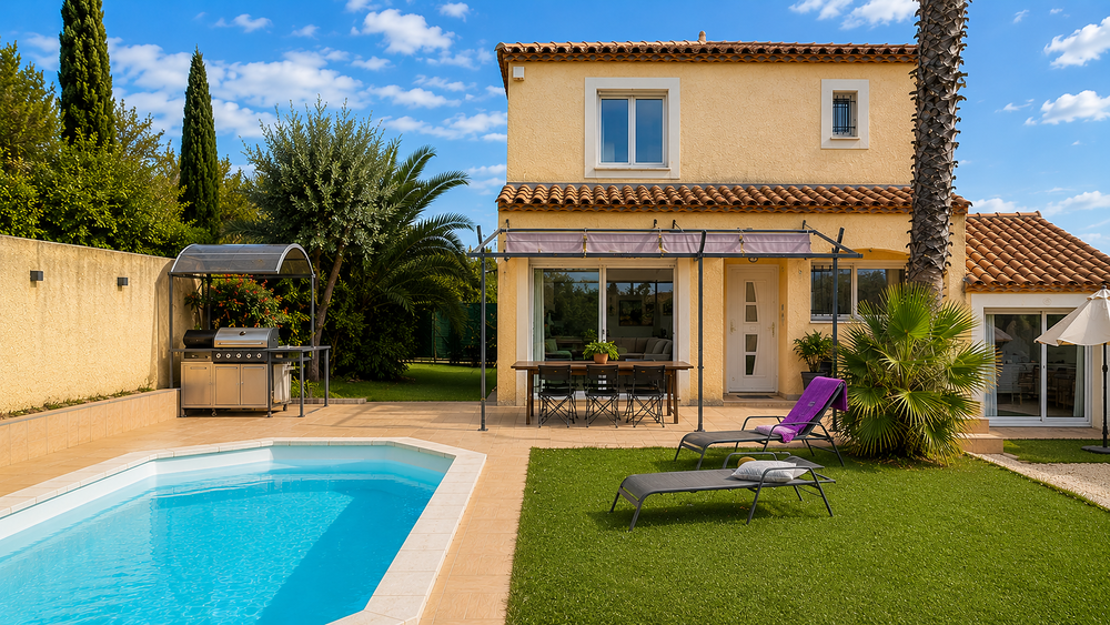 Vente Maison EXCLUSIVITÉ PHILOE – À DÉCOUVRIR RAPIDEMENT – VILLA T5 + PISCINE + ESPACE INDÉPENDANT – SAINT-DRÉZÉRY 479 000 € HAI Saint-drézéry