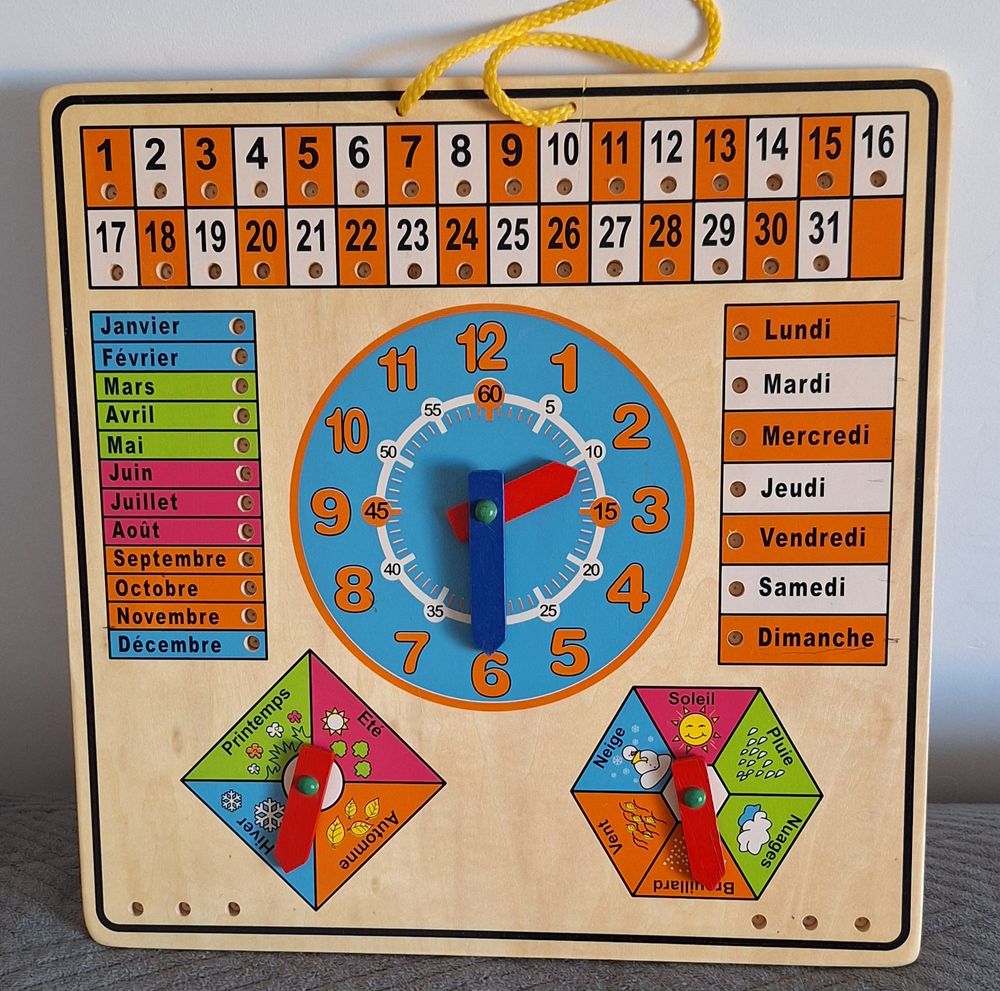 Calendrier en bois Jeux / jouets