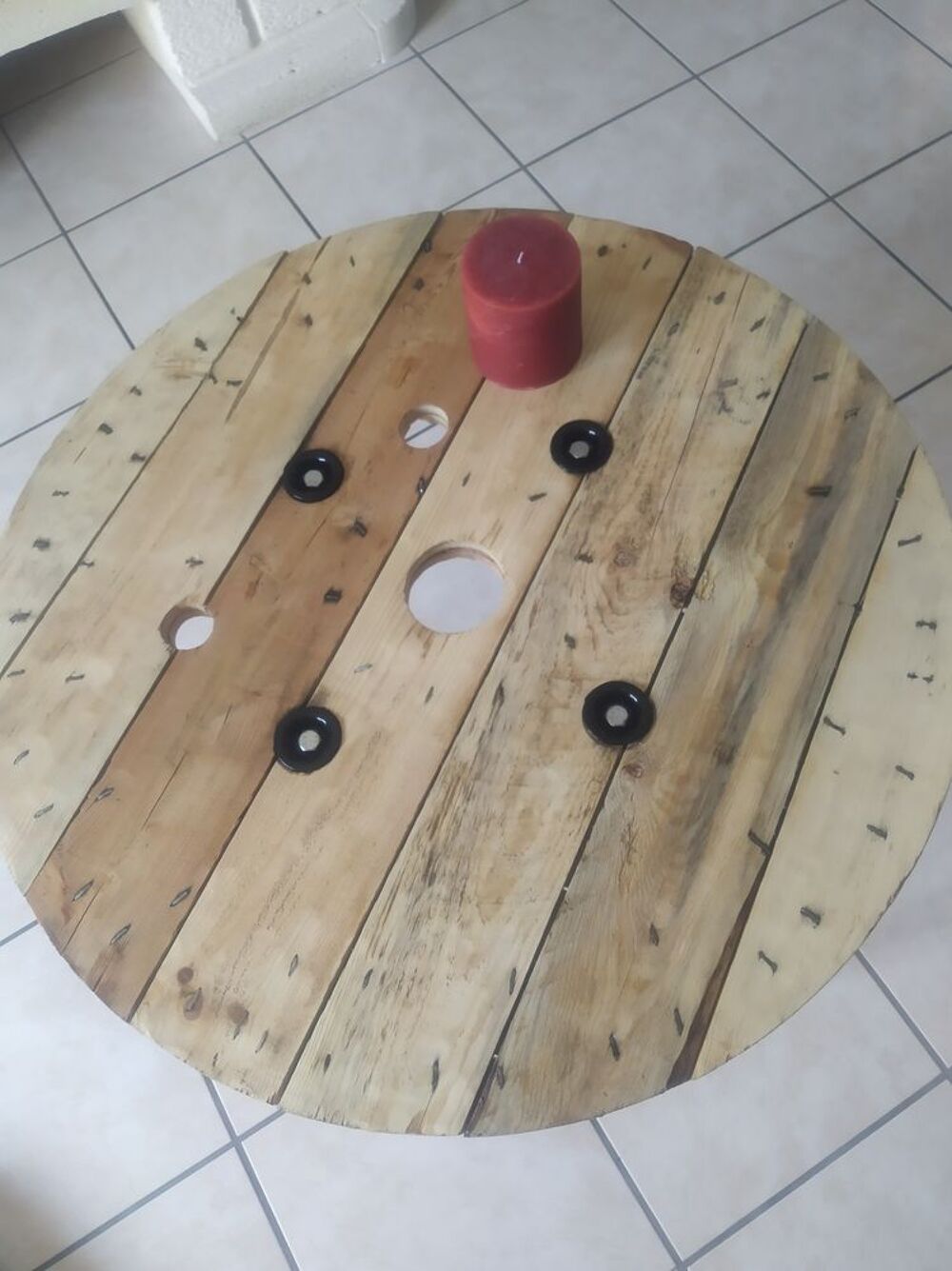 Table basse bois touret Meubles