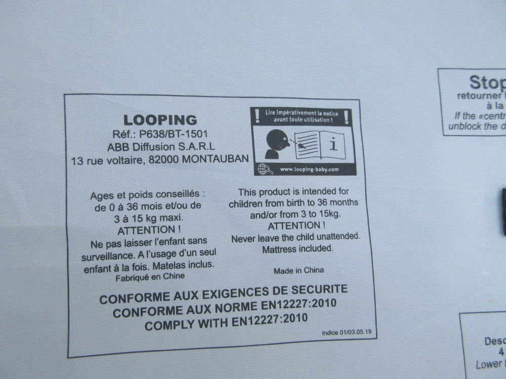Parc pliant LOOPING Mobilier enfants
