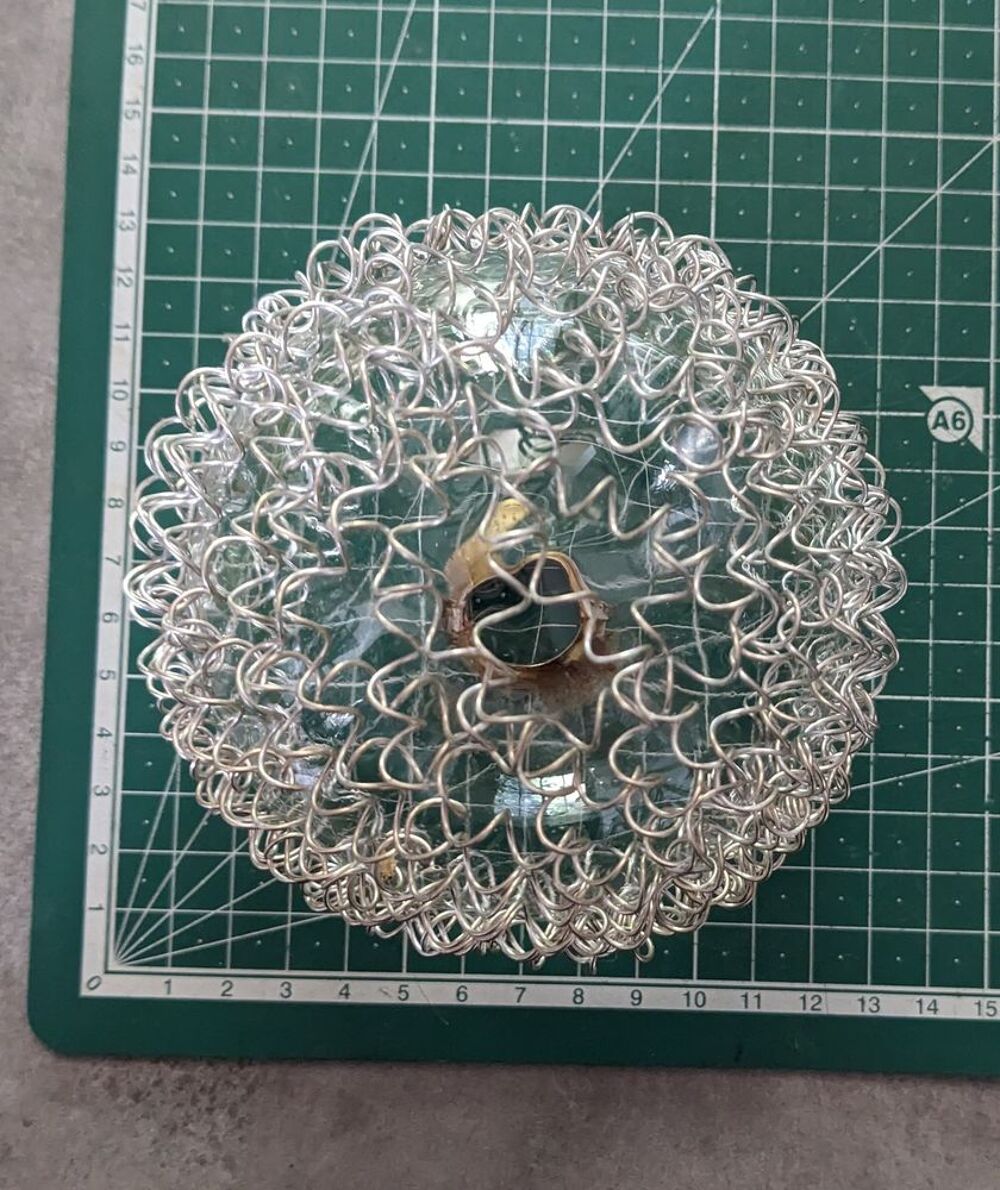 Globe boule tulipe de lustre en verre avec fil de fer cotte Décoration