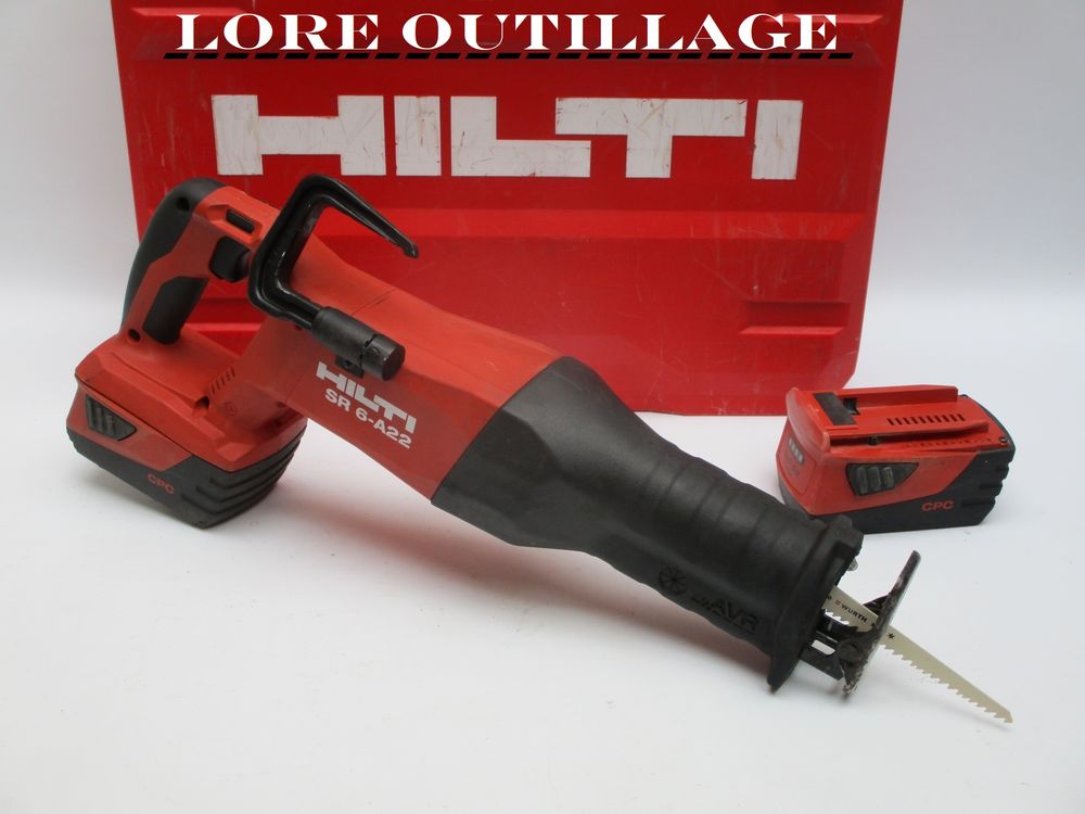 HILTI SR 6 A-22 - Scie sabre 22v Bricolage